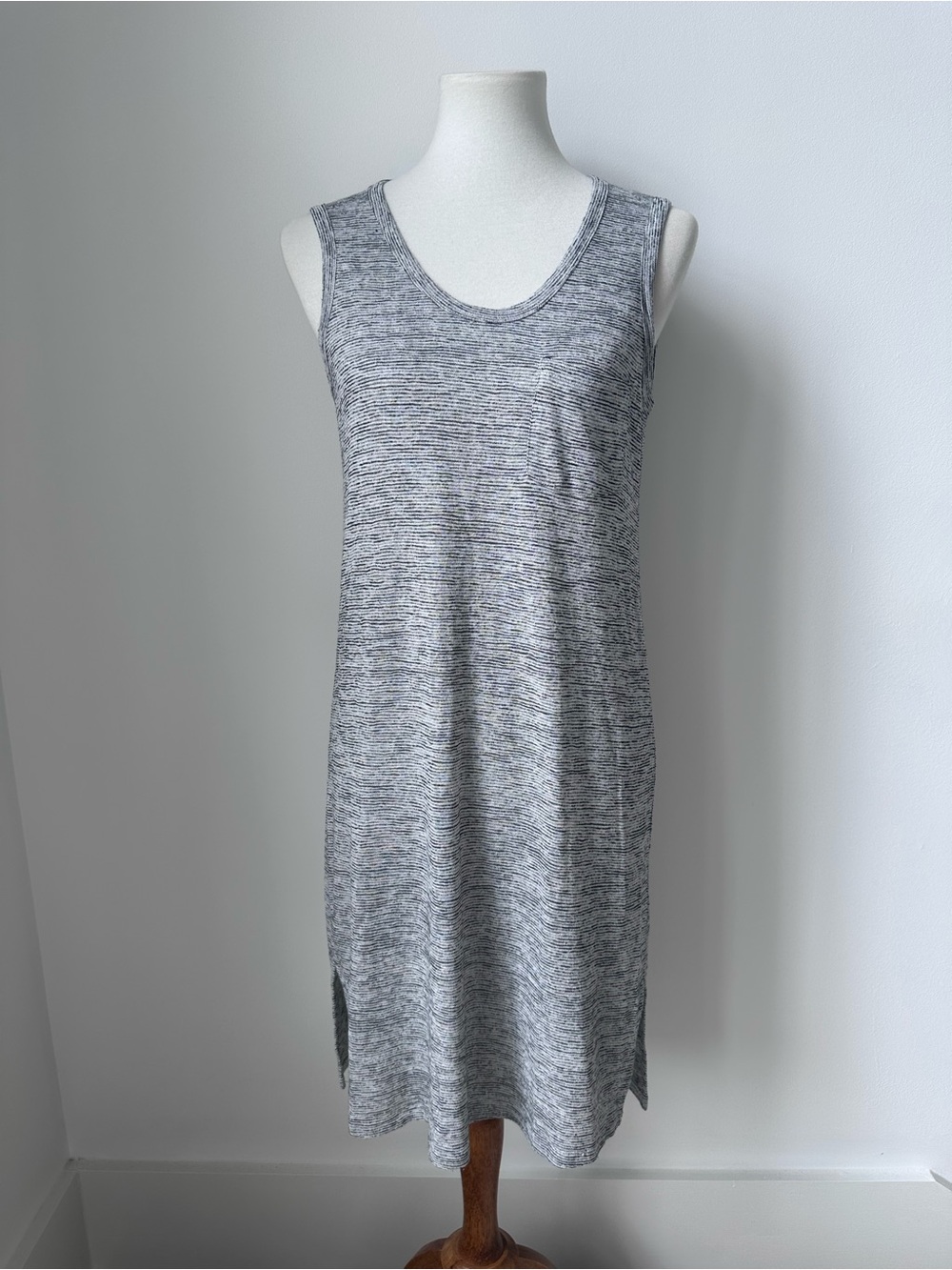 J.Crew Gray Heather Knit Tank Dress Size Small